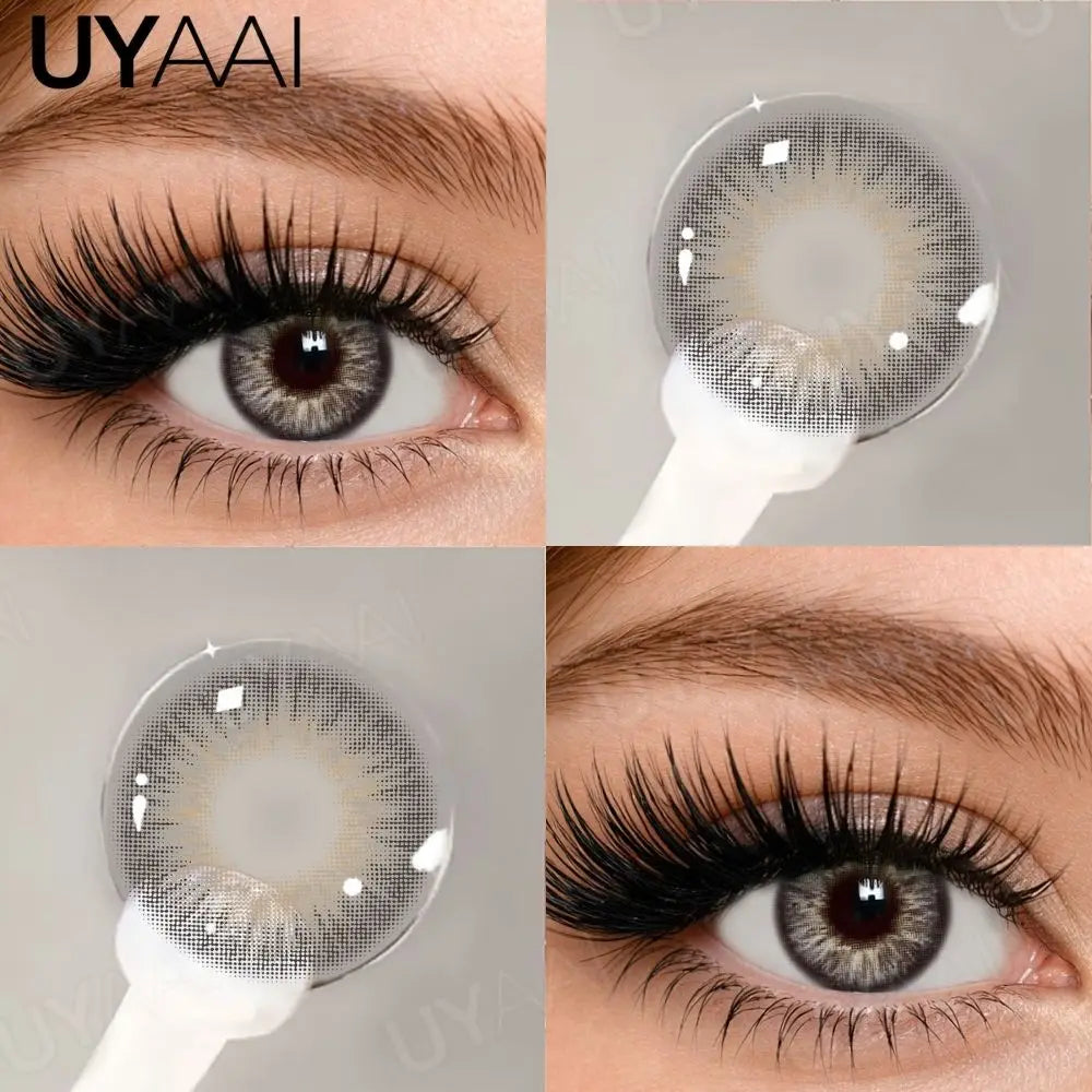 Colored Contact Lenses Makeup Green Lenses Beauty Siri Blue Colored Pupils Cosmetic Natural Brown Pupils 14.5mm Big Eyes