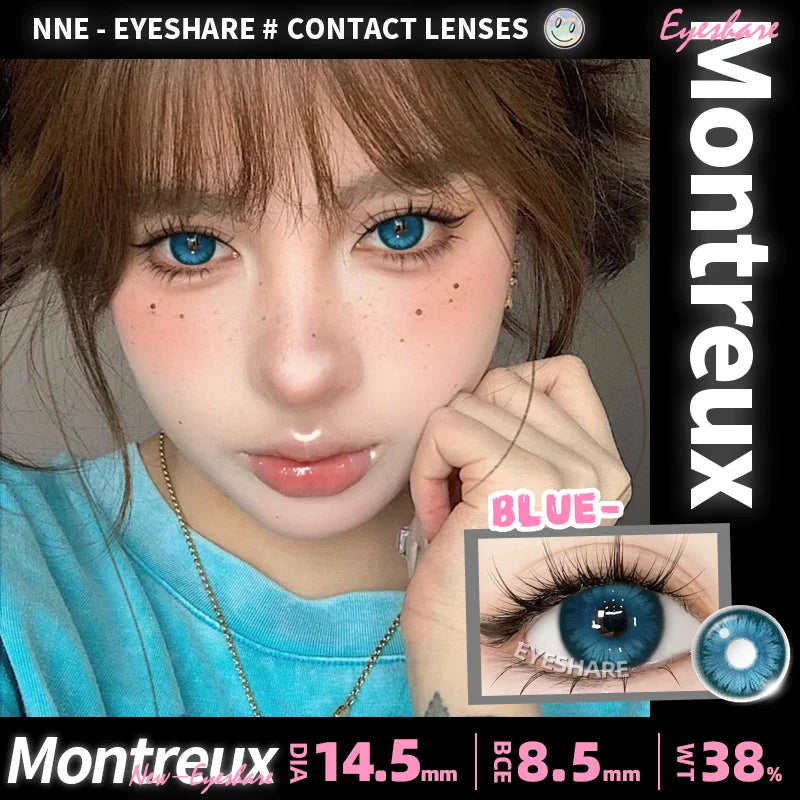 Colored Contact Lenses for Cosplay 2pcs Eyes Makeup Yearly Anime Fashion Purple Lenses Red Contact Lenses Pink Contacts