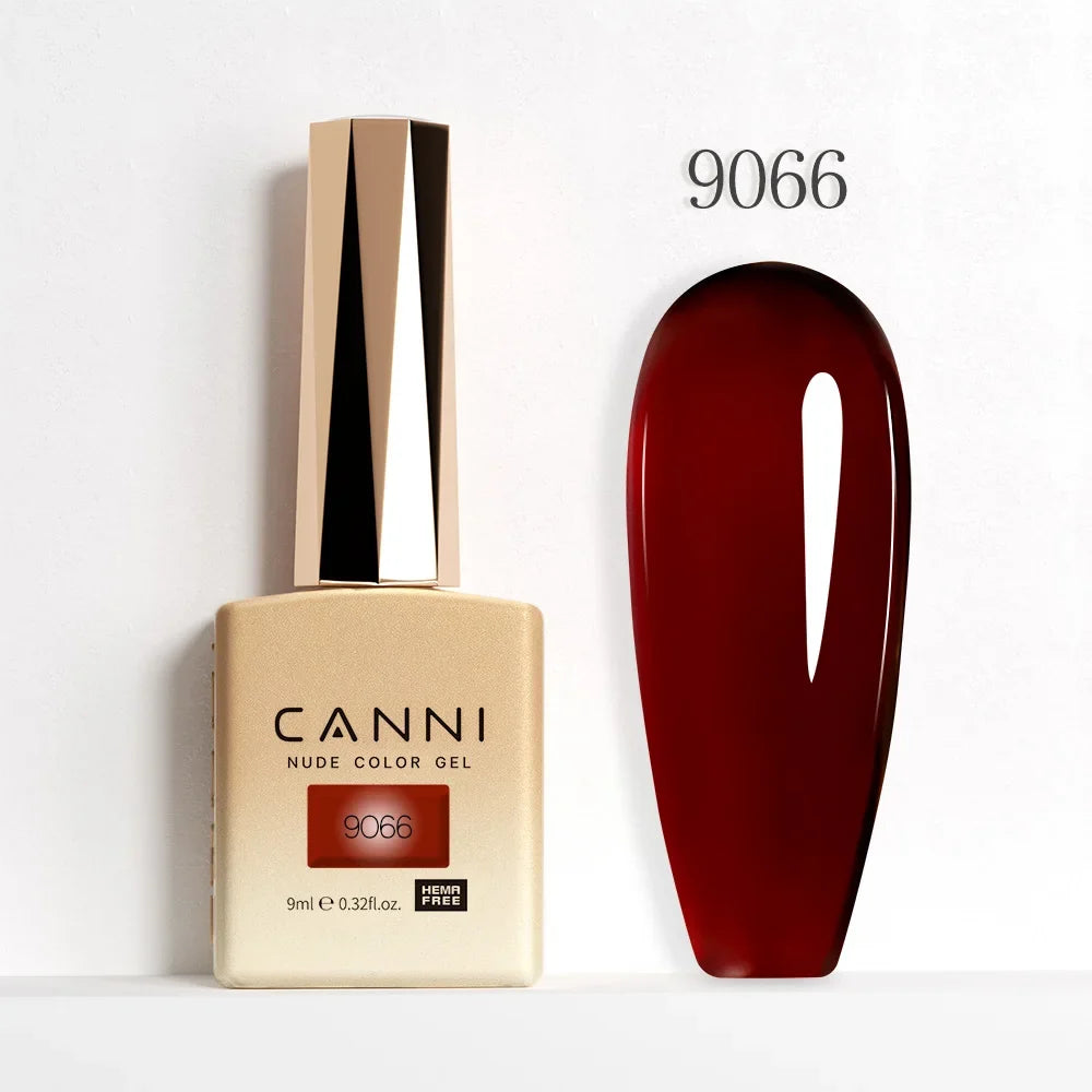 Nail Gel Polish HEMA FREE Translucent Jelly Gel Varnish Semi Transparent Super Glossy Ultra Consistency Round Shape Brush