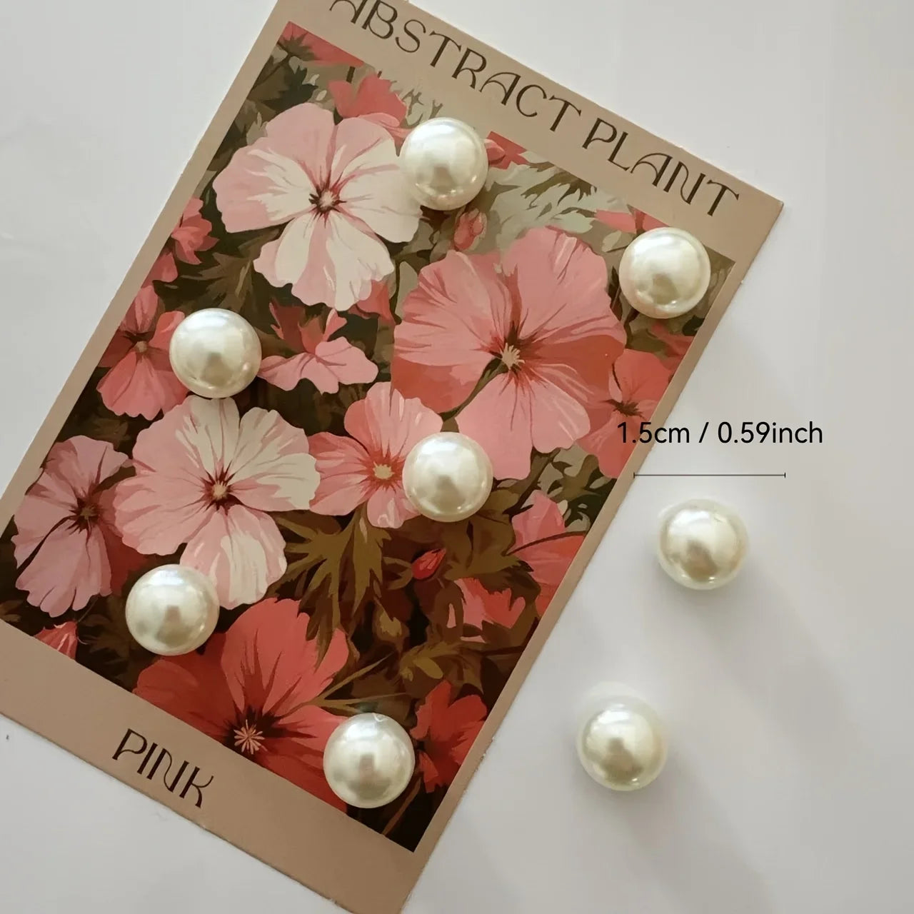 White Pearl Magnetic Fridge Magnets Suitable for, Resin Spherical Refrigerator Magnets with Hold, Christmas
