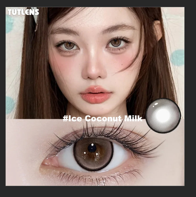 2 PCS Mixed Color Cosmetic Half-Year Soft Contact Lenses