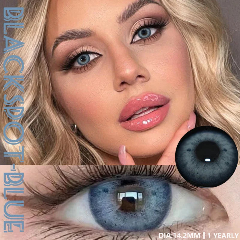 1Pair Color Contact Lenses for Eyes Blue Color Lenses Natural Gray Pupils for Eyes Green Lenses Brown Contacts Yearly