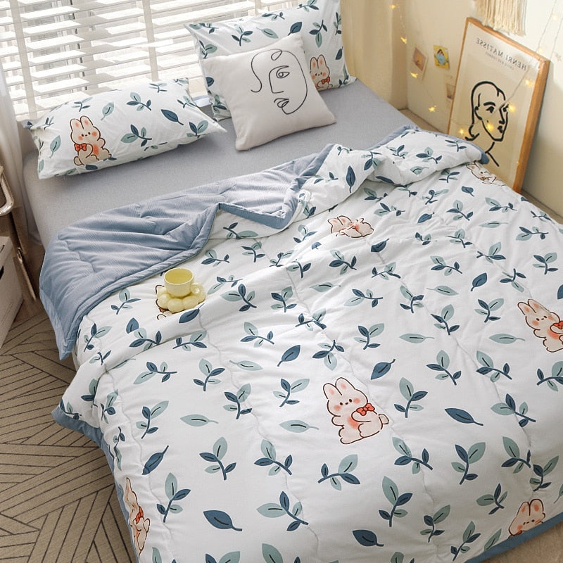 Summer Ice Cool Thin Quilt Comforter Soft Air conditioning Quilt/Duvet/Blanket Bed duvets 150 single bed quilt
