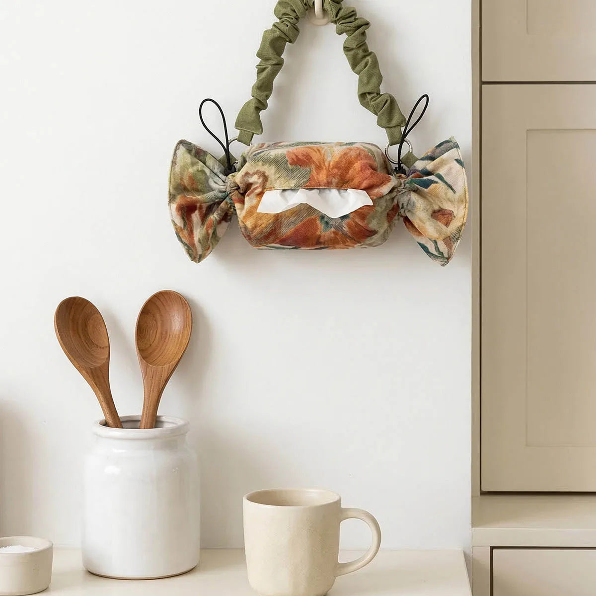 Wall-Mounted Tissue Box Living Room Restaurant Table Tissue Box Car Modern Simple Tissue Storage Bag Creativity Home Decoration