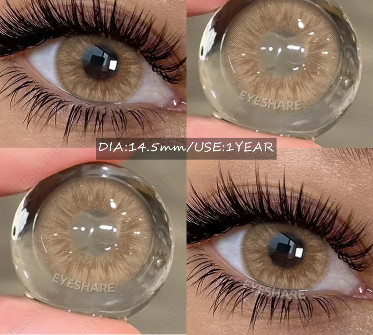 Natural Colored Contact Lens Brown Eyes Makeup Lenses Blue Color Lens Green Eyes Contacts Gray Beautiful Pupil Yearly