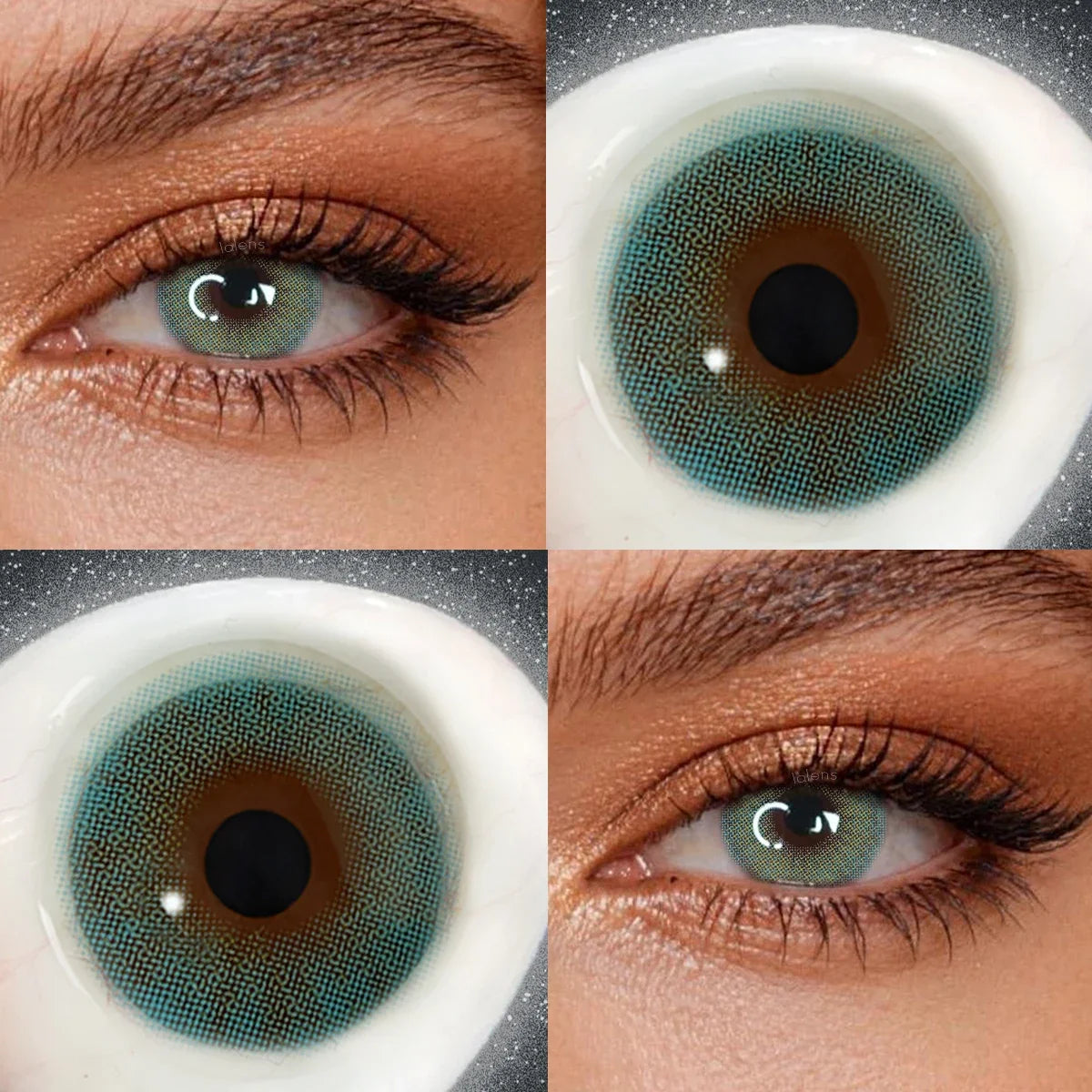 Natural Soft Eye Contacts Lenses 14.2mm Yearly Disposable Korea Design Daily Cosmetic Lens for Beauty Makeup