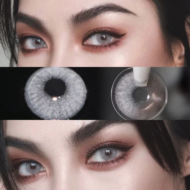 1 Pair Color Contact Lenses for Eyes Natural Brown Lenses Beauty Fashion Monet Lense Blue Lenses Green Eye Contact