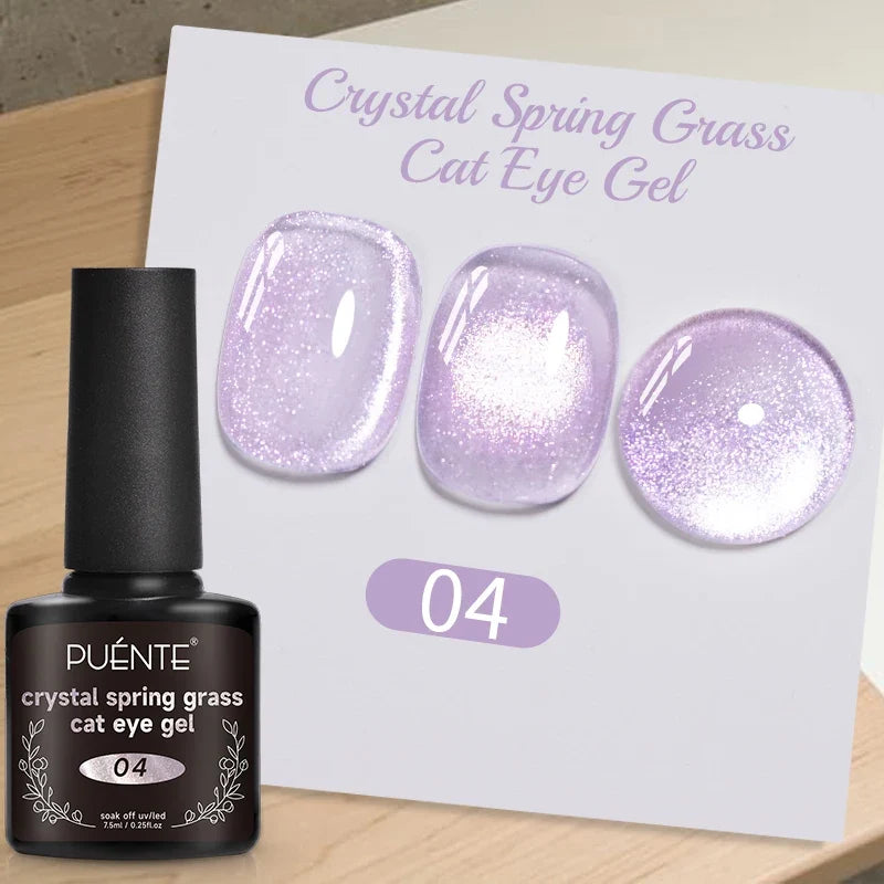 7.5ML Amber Moonlight Cat Magnetic Gel Nail Polish WaterLight Cat Eye Gel Soak Off Semi-Permanent Nail Art Varnish For Manicure