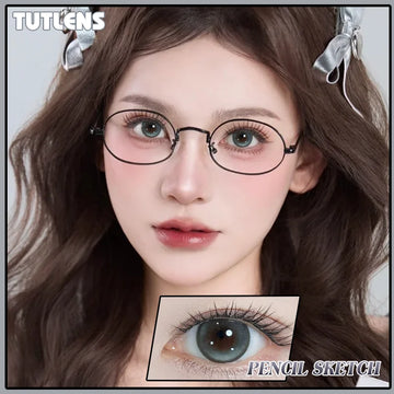 Mixed Tricolor Half-Year Cosmetic Contacts 2PCS