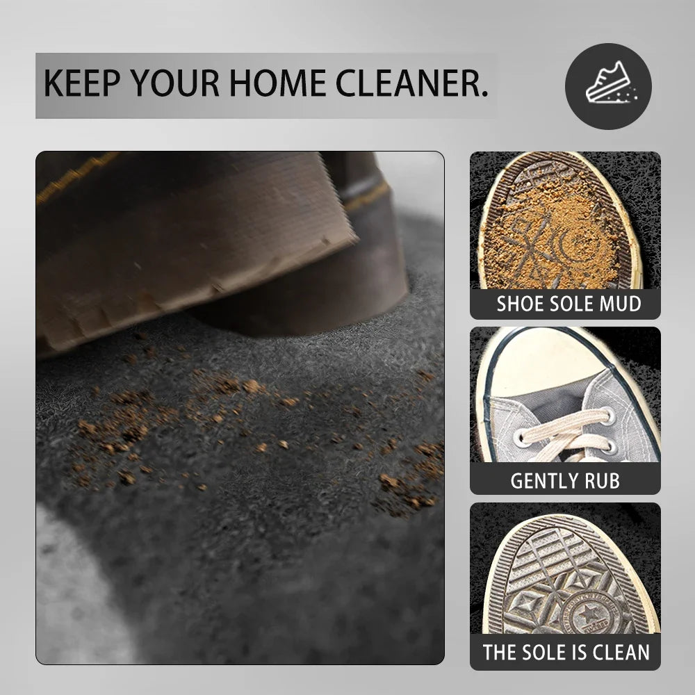 Multi-Style Welcome Door Mat Non-slip Dirt Trapper Absorbent Pad for Home Entryway Front Door & Living Room Decor