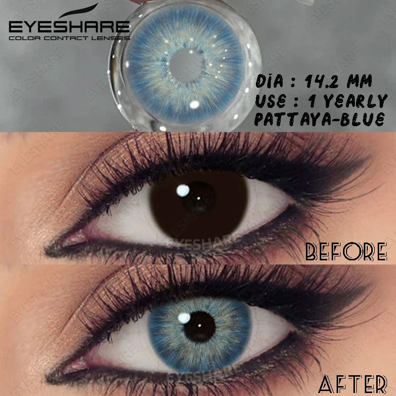 Black Myopia Lenses Natural Colored Contact Lenses with Degree Gray Lens with Prescription High Quality Brown Contact