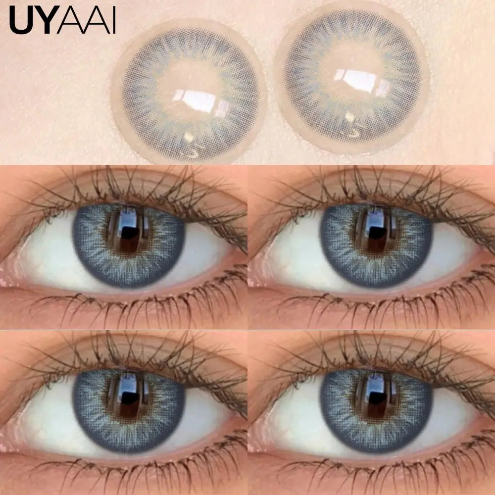 NEW Contact Lenses Beauty Eye Color Lenses Black Lens Fashion Eye Beauty Makeup Lenses Soft and Comfortable Blue Contacts