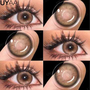 Colored Contact Makeup Natural Brown Eye Lenses Lovesick Series Cosmetics Gray Lenses Woman Makeup Green Beauty Contacts