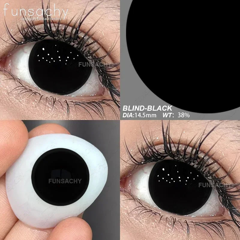 2pcs Halloween Lenses Cosplay Contact Lenses Halloween Color Contact Lenses for Eyes Cosplay Contacts Anime Accessories
