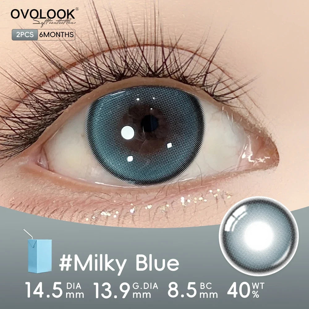 Natural Amber Brown Colored Contacts Warm Bright Pupil Soft Lens For Newbie Sweet Casual Fashion Eyewear