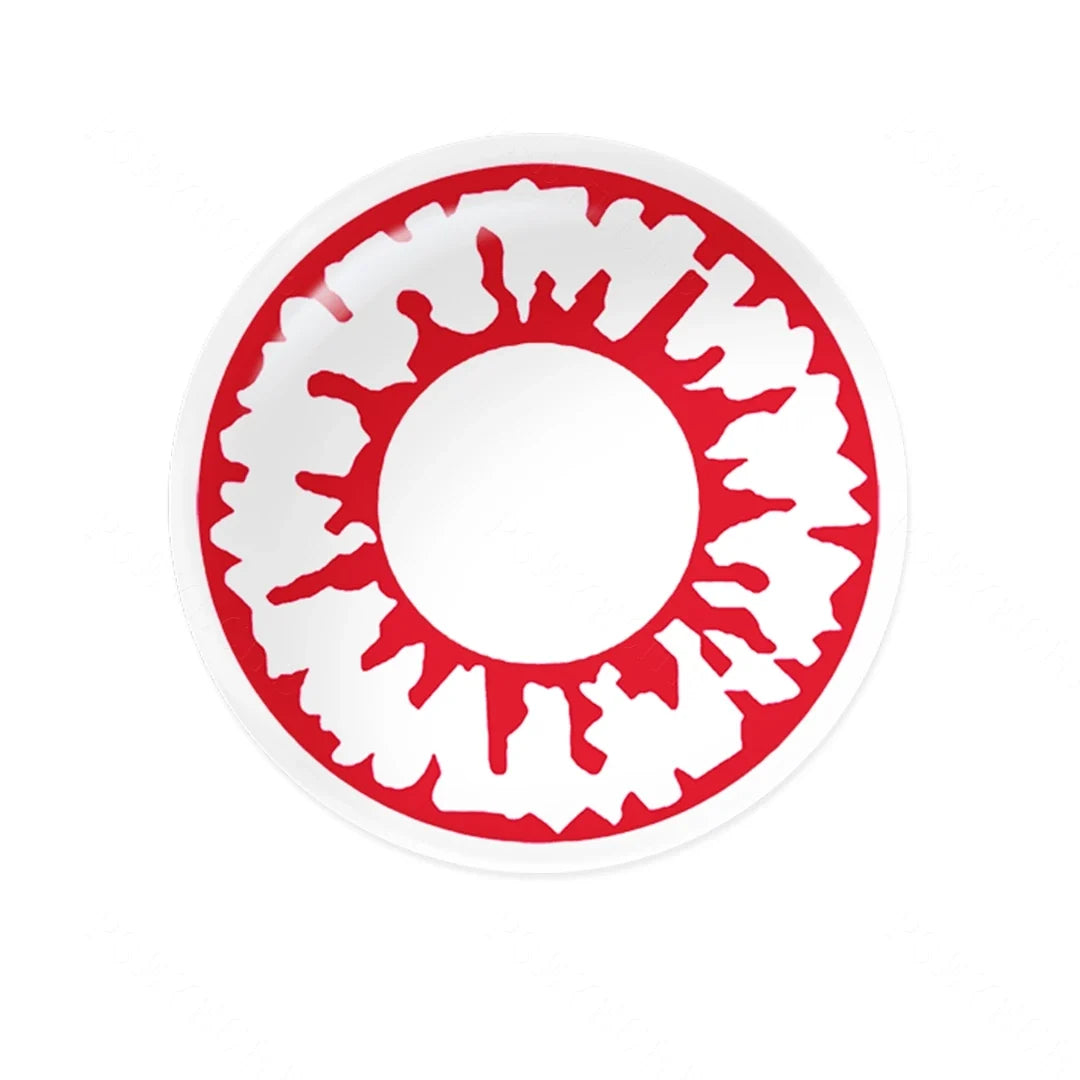 Yearly Use Halloween Contact Lenses For Cosplay Vampire Red Colored Contact Lenses Eye Lenses Blood Makeup Contact Lens