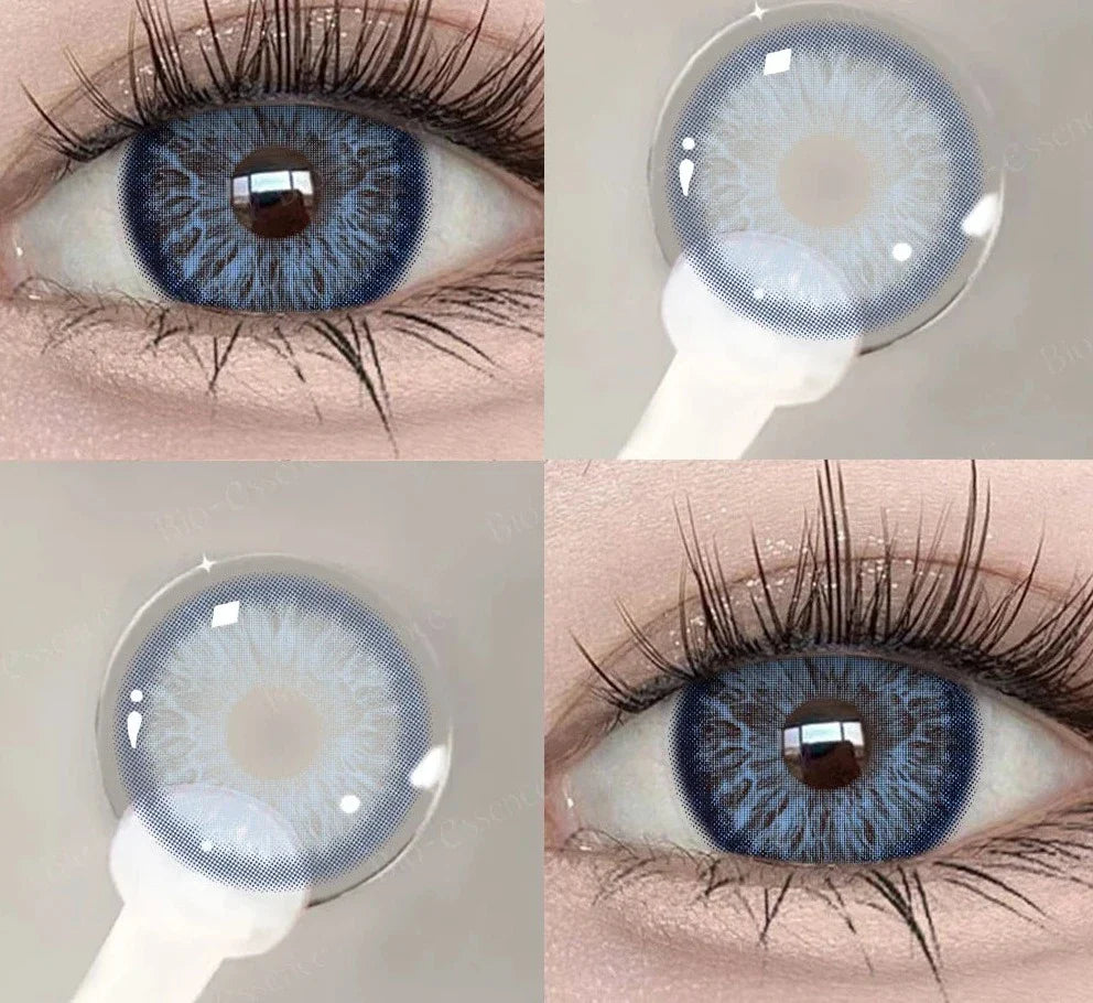 1 Pair Colored Contact Lenses for Eyes Blue Eye Lenses Green Contact Lenses Gray Lense High Quality Eye Lense