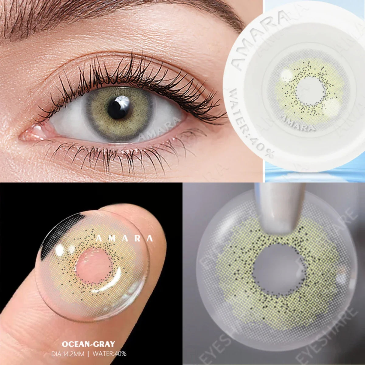 Natural Color Lens Eyes 1Pair Color Contact Lenses For Eyes Beauty Contact Lenses Eye Cosmetic Color Lens Eyes