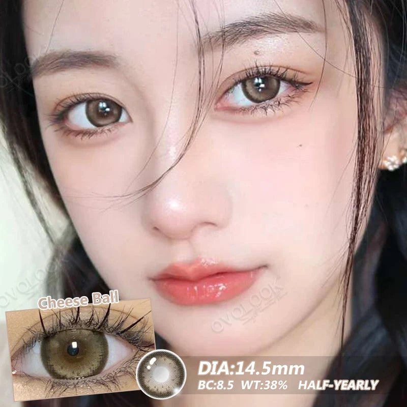 1 Pair Beauty 10 Colors Contact Lenses for Eyes Natural Pupil Color Lens Eyes for Myopia Free Shipping Half A Year Use