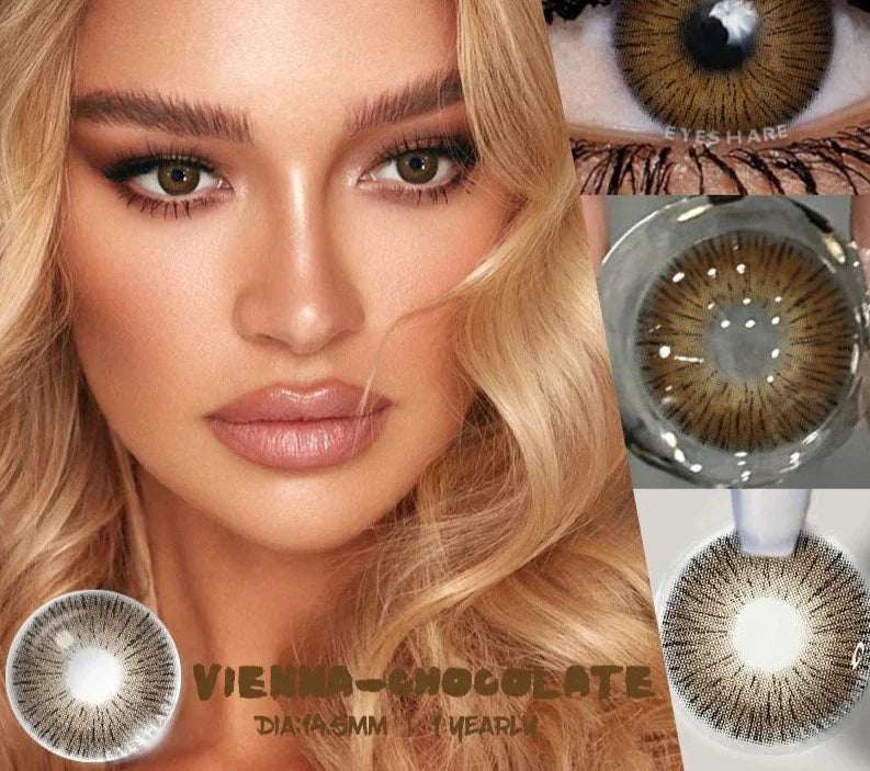 1pair Colored Contact Lenses for Eyes Natural Look Gray Eye Lenses Brown Contact Blue Lenses Fast Delivery Green Lenses