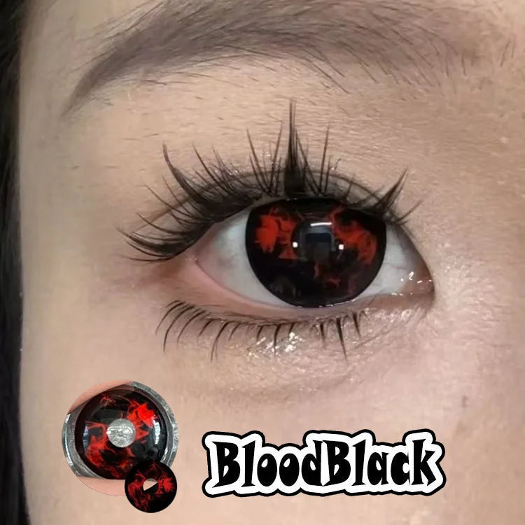 Cosplay Halloween Scary Contact Lenses Crazy Softlens 14.5mm