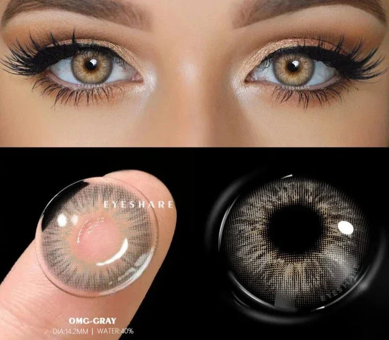 1pair/2pcs Myopia Lenses Color Contact Lenses for Eyes Brown Lenses Blue Eye Lenses Green Contacts Prescription Lenses