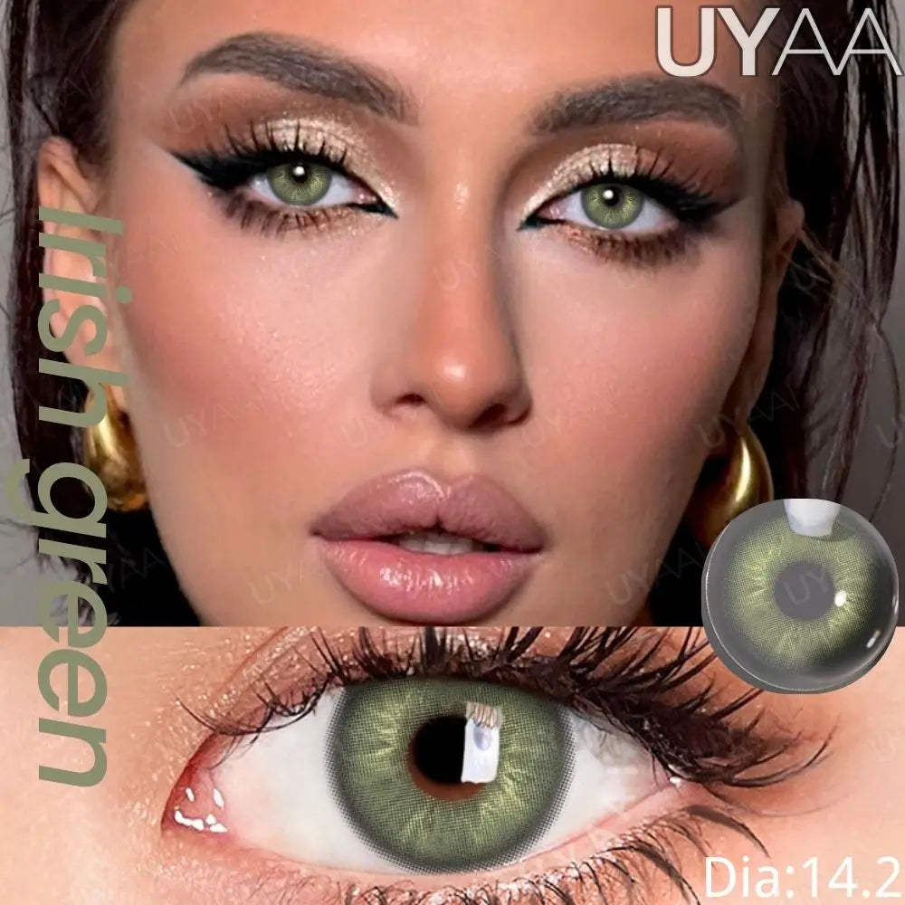 NEW Colored Contact Lenses Cosmetics Brown Contact Lenses Natural Contact Lenses Makeup Green Lens High Quality Soft Lens