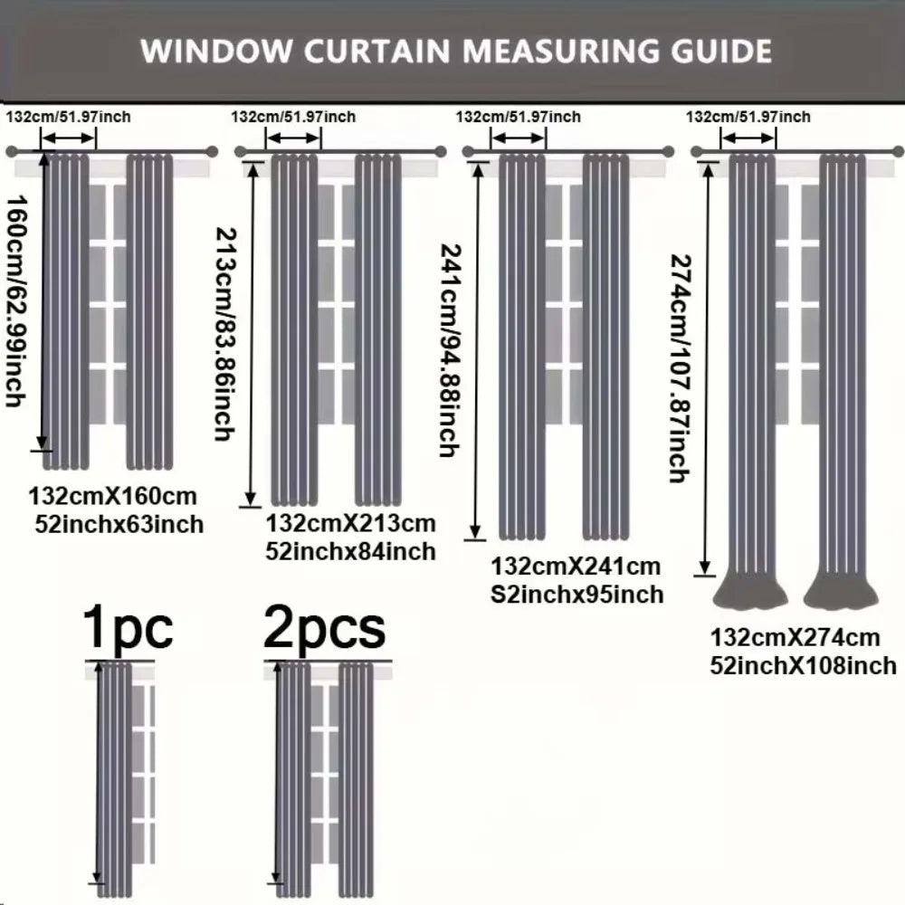 2pcs Romantic Pastoral Multi-Layer Ruffled Half-Blackout Outdoor Curtains,with Top Rod Pocket,Suitable ForDoor Curtains,Bedrooms