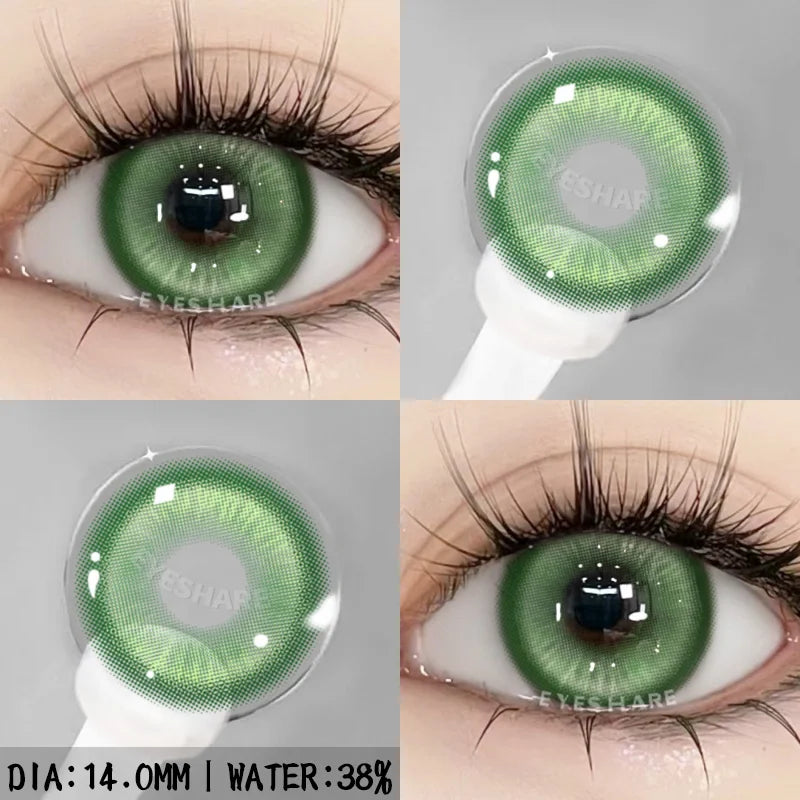1 Pair Purple Lenses for Eyes Color Contacts Lens Anime Pink Lenses Blue Pupils for Eyes Y2K Lenses for Natural Eyes