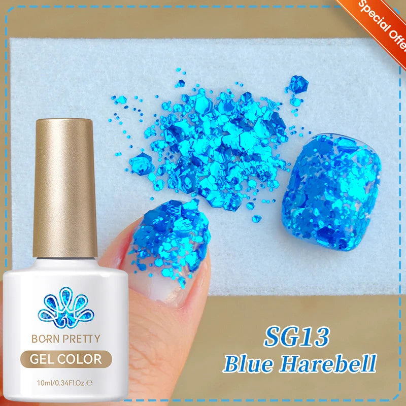 10ml Only Green Glass Bead Cat Magnetic Gel Nail Polish Guava Soda Grape Iced Crystal Salon Soak Off Gel Manicure
