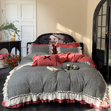 100% Cotton Double-Layer Gauze 4-Piece Bedding Set