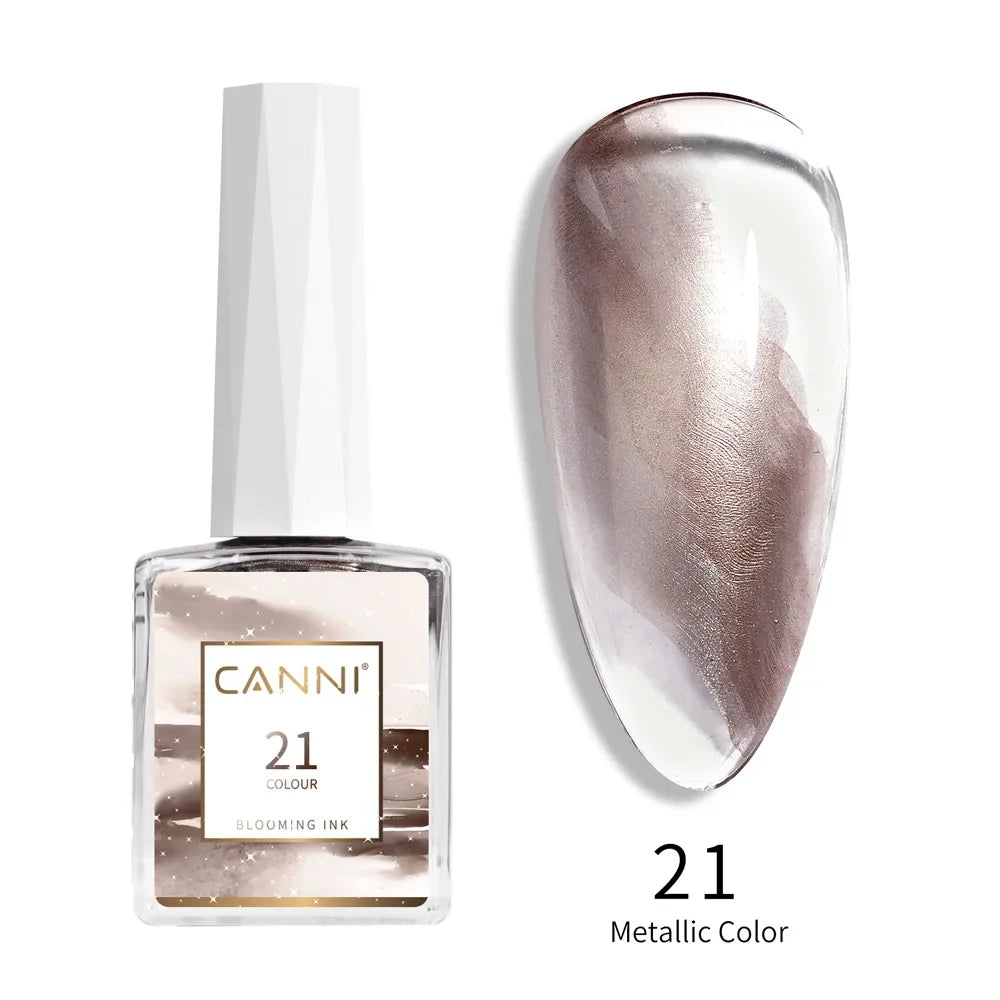 9ml Blooming Nail Polish Air Dry Watercolor Marble Gel Nail Liquid Venalisa Smoke Bubble Varnish Gradient Painting Ink