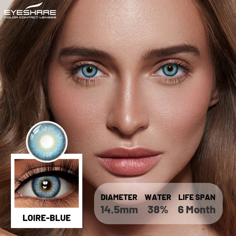 1pair Gray Color Contact Lenses for Eyes Blue Colorcon Lenses Green Colored Lenses Cosmetic Eye Lens Yearly Use