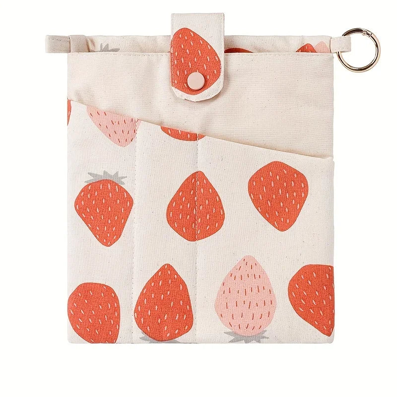 A5 Kawaii Storage Bag Multifunctional Chic Book Tote Portable Storage Pouch for Books Stationery Organizer Stationery Supplies