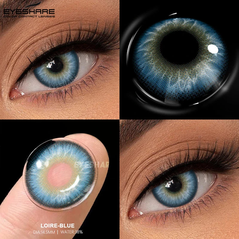 1pair Brown Color Contact Lenses Gray Fashion Lenses Brown Colored Lens Gray Beauty Pupils purple Softlenses eye makeup