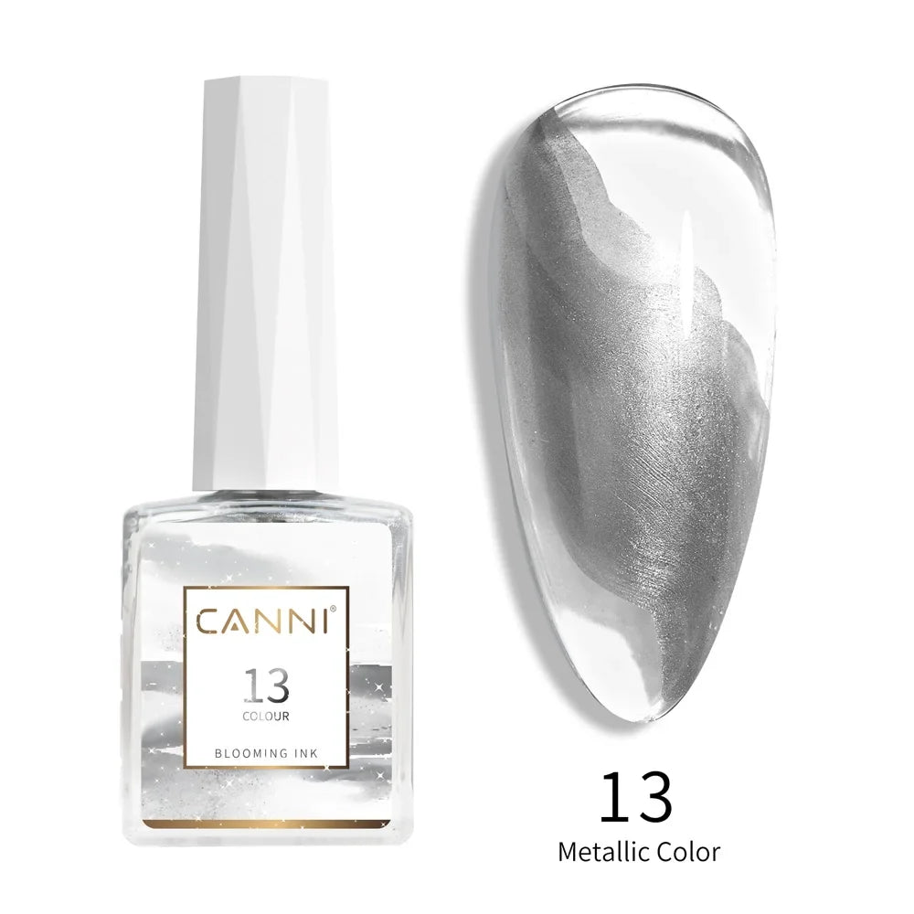 9ml Blooming Nail Polish Air Dry Watercolor Marble Gel Nail Liquid Venalisa Smoke Bubble Varnish Gradient Painting Ink