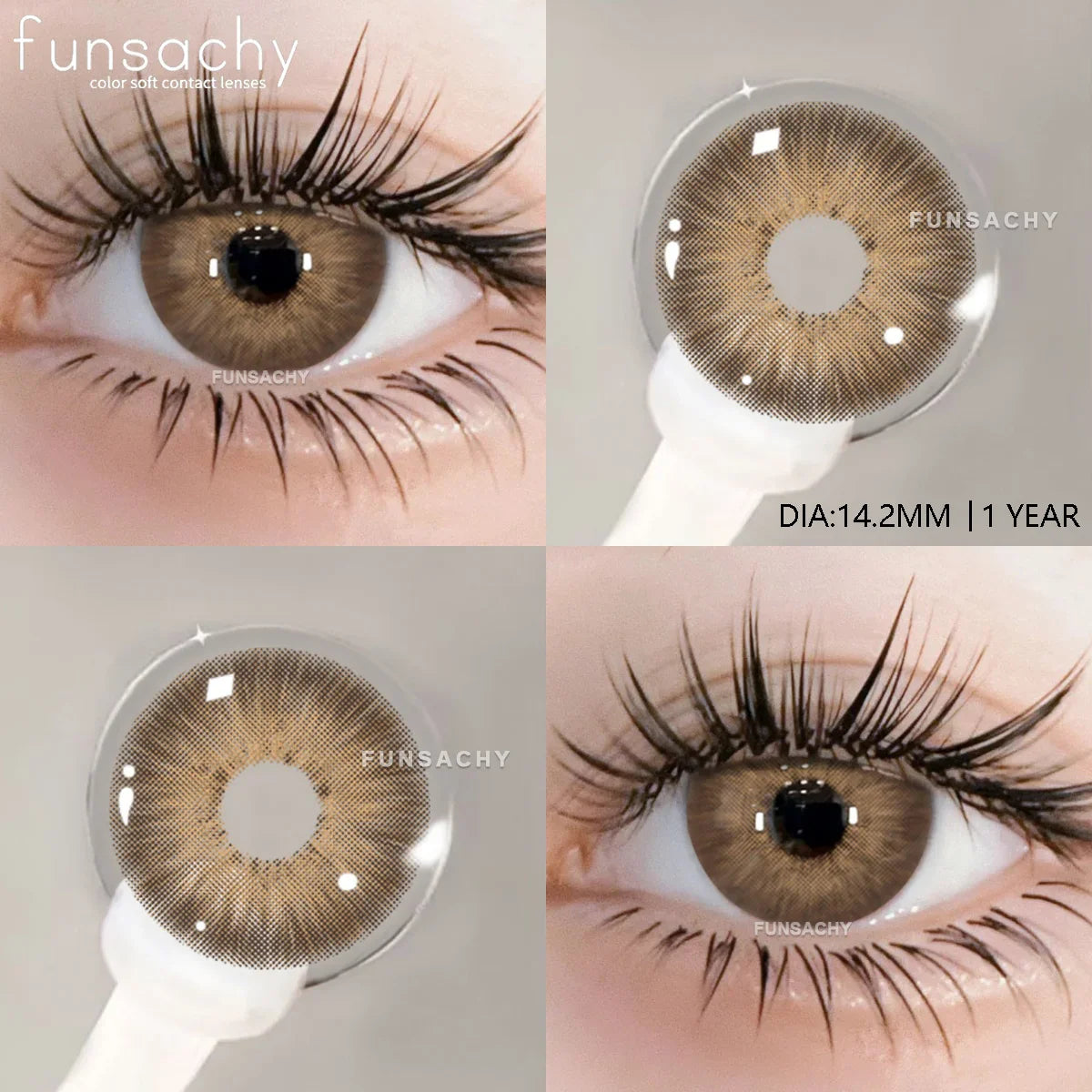 1 pair Colorcon Contact Lenses for Eyes Black Lenses Beautiful Cosmetic Pupil Blue Lenses Big Eyes Contacts Lens Yearly