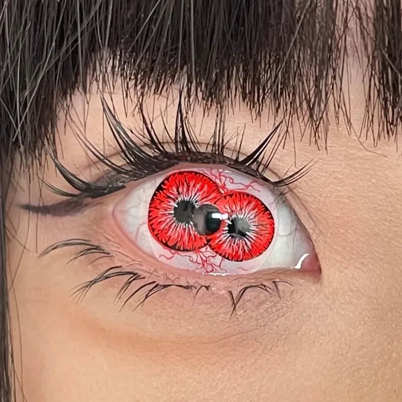 Cosplay Halloween Scary Contact Lenses Crazy Softlens 14.5mm
