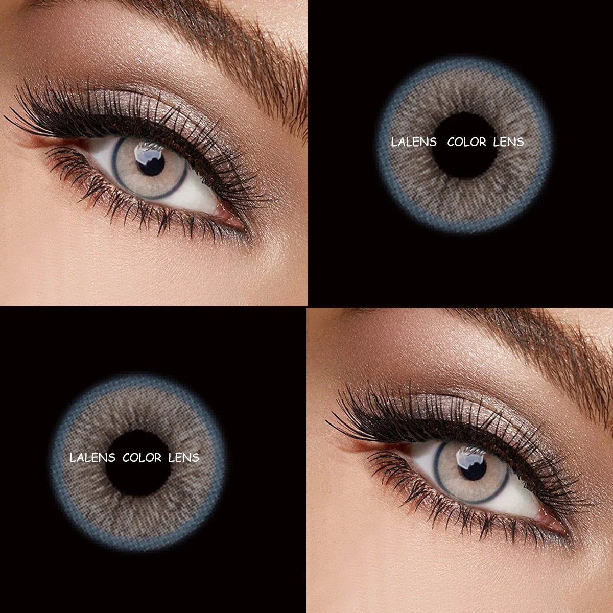 14.2mm Yearly Disposal Colored Contact Lenses Enlarging Effect Soft Lens For Daily Makeup Eye Contacts