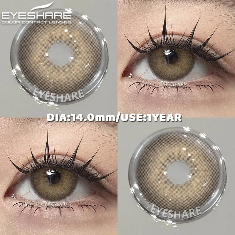 Blue Colored Contact Lenses Cute Eyes Contacts Beauty pupils Korean lenses Eye Enlarge Coloured Contact Lens softlenses