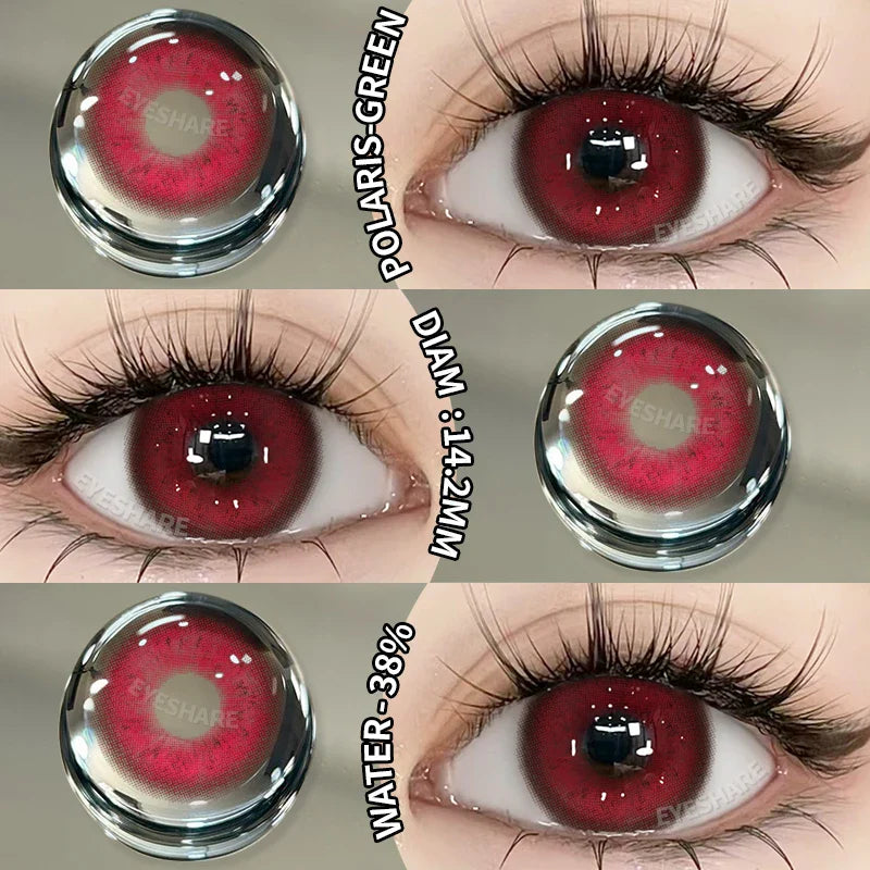 1Pair Colored Contact Lenses for Eyes Natural Contact Lenses Fashion Lense Blue Eye Lenses Green Eye Contacts Yearly