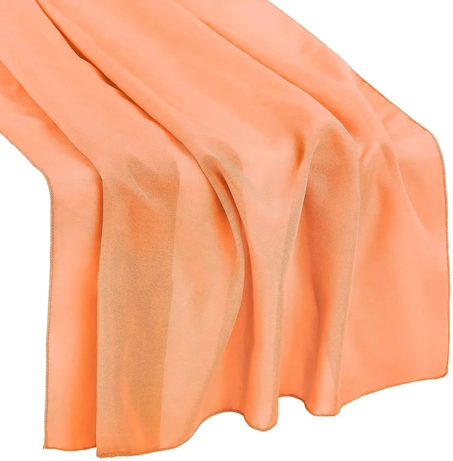 Beautiful Soft Chiffon Table Runner Tablecloth Wedding Bridal Party Home Decor Chair Sash Party Decoration Banquet Supplies 1pc
