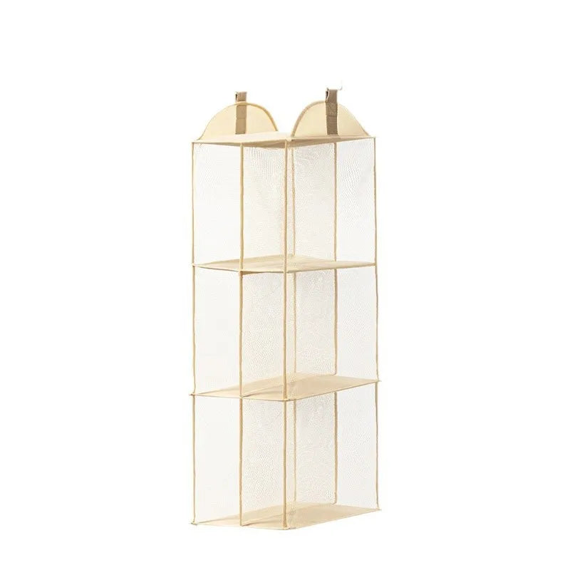 Practical Fabric Hanging Organizers Simple Designs Hanging Storage Bag with Multi Layer For Easy Homes Organization
