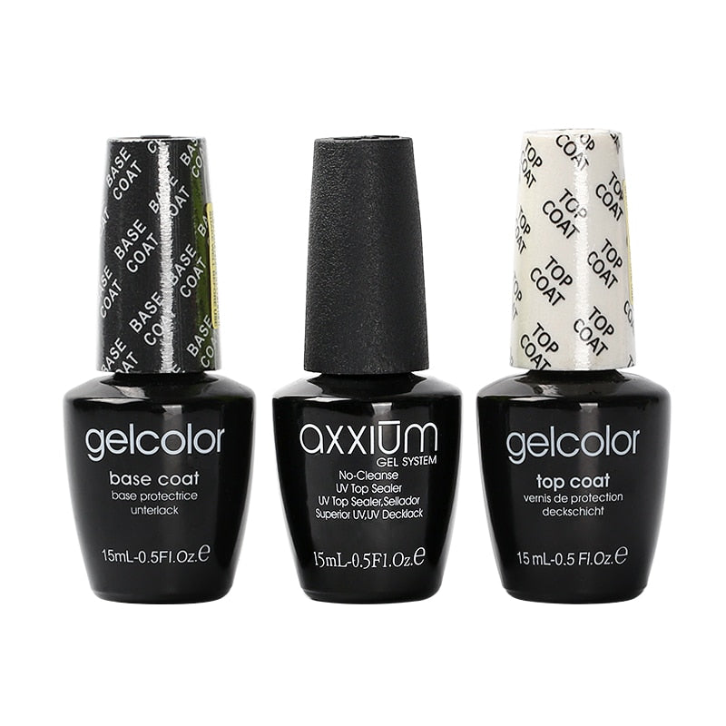 Base Coat Matte Top Coat No Wipe 15mL UV Hybrid Gel Nail Polish Primer Soak off Semi-permanent Varnish Clear Nail Art Manicure