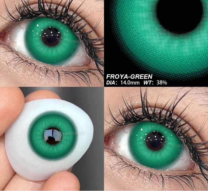 2pcs Halloween Lenses Cosplay Contact Lenses Halloween Color Contact Lenses for Eyes Cosplay Contacts Anime Accessories