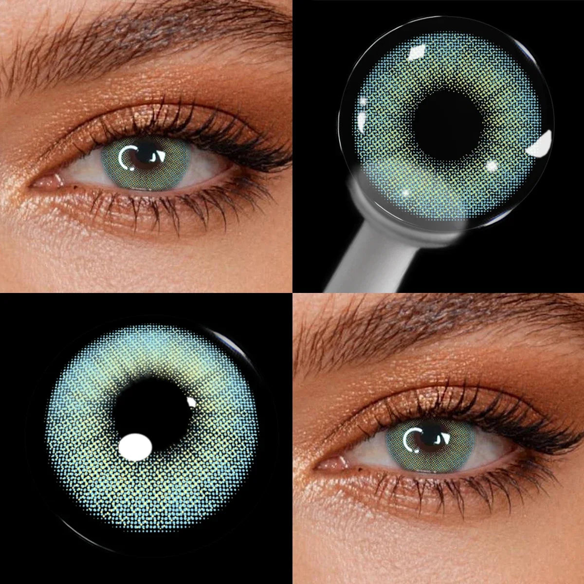 Natural Soft Eye Contacts Lenses 14.2mm Yearly Disposable Korea Design Daily Cosmetic Lens for Beauty Makeup