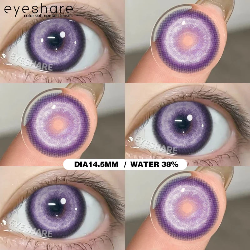 Contact Lenses 14.5mm 1Pair for Anime accessories for eyes Cosplay Color contact Lenses Halloween Eye Contacts yearly use