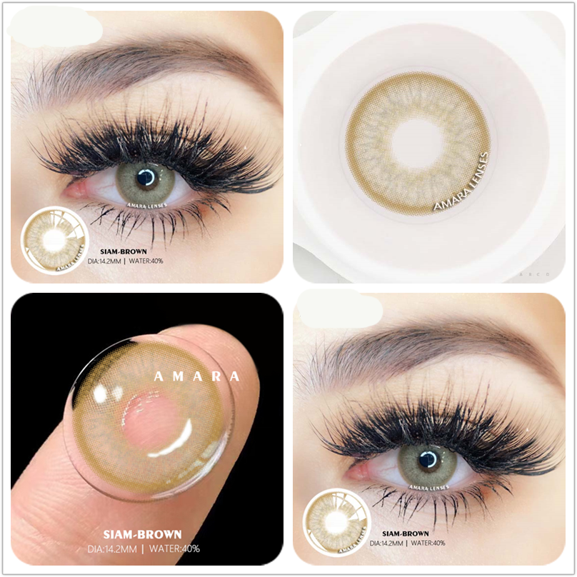 1 Pair Color Contact Lenses for Eyes Natural Brown Lenses Beauty Fashion Monet lense Blue Lenses Green Eye Contact