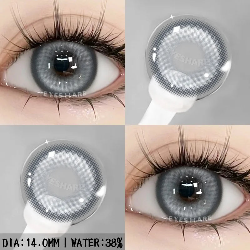 1 Pair Purple Lenses for Eyes Color Contacts Lens Anime Pink Lenses Blue Pupils for Eyes Y2K Lenses for Natural Eyes