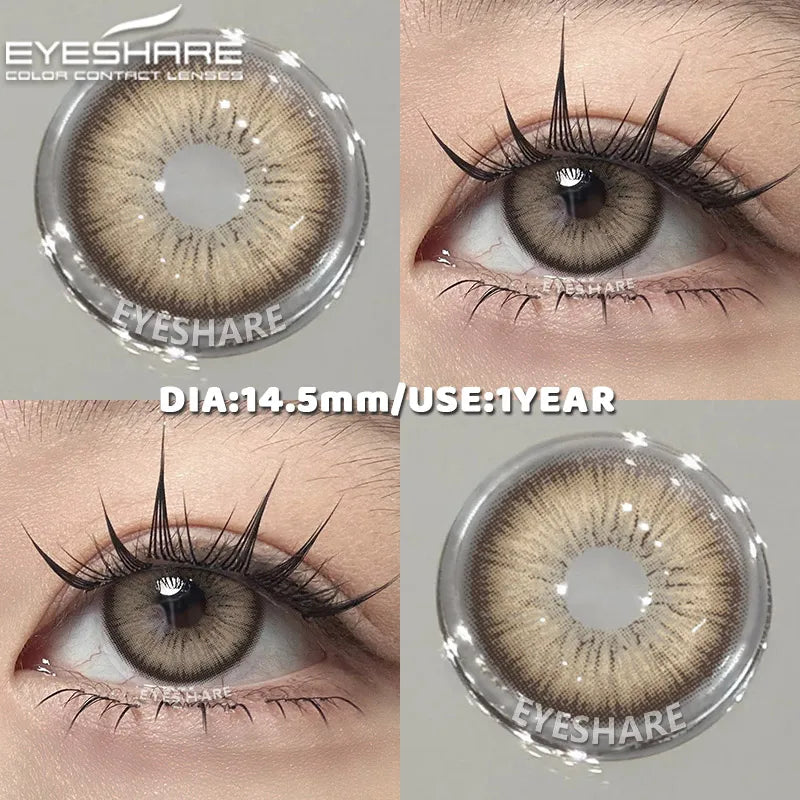 Blue Colored Contact Lenses Cute Eyes Contacts Beauty pupils Korean lenses Eye Enlarge Coloured Contact Lens softlenses